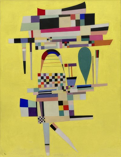 Det gule maleriet (La Toile jaune). 1938 av Wassily Kandinsky
