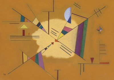 ""Diagonal"" maleri av Vassily Kandinsky (eller Wassily Kandinsky eller Kandinskyj av Wassily Kandinsky