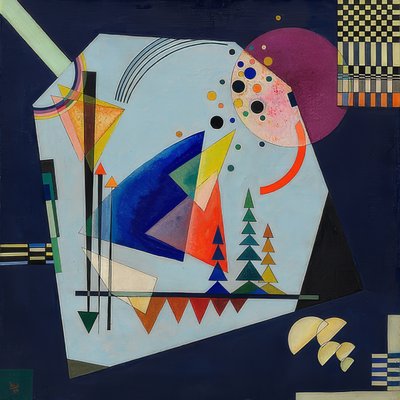 Tre lyder. 1926 av Wassily Kandinsky