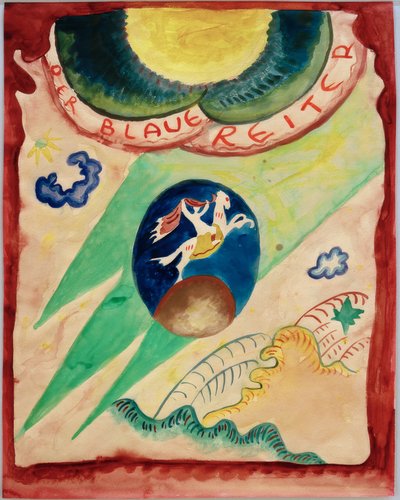 Design for omslaget til Almanac Der Blaue Reiter av Wassily Kandinsky