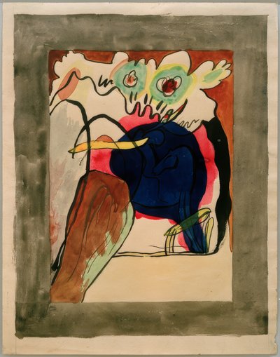 Design for omslaget til Almanac Der Blaue Reiter av Wassily Kandinsky