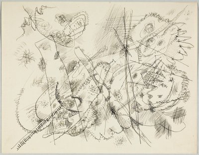 Utkast til en etsning av Wassily Kandinsky