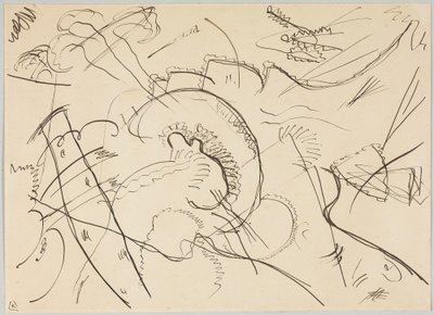 Utkast til "Bilde med hvit kant" av Wassily Kandinsky