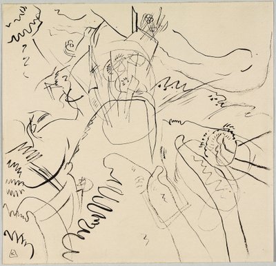 Utkast til "Little Pleasures" av Wassily Kandinsky