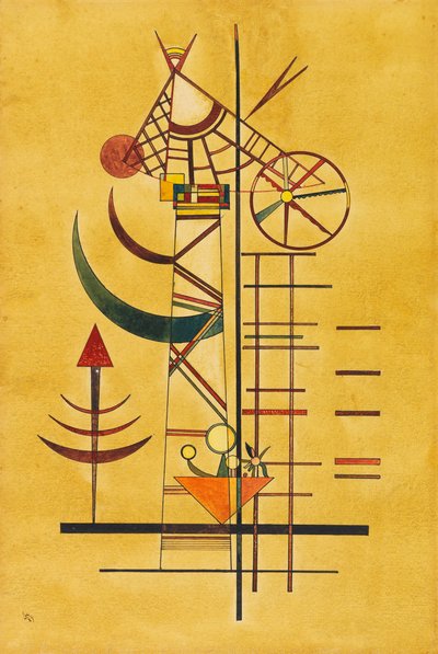 Buede spisser, 1927. av Wassily Kandinsky