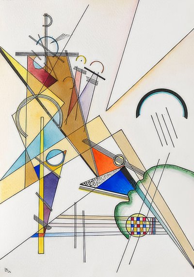 Vev. 1923 av Wassily Kandinsky
