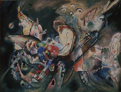 Dystert. Sammensetning Nr. 221, 1917 av Wassily Kandinsky