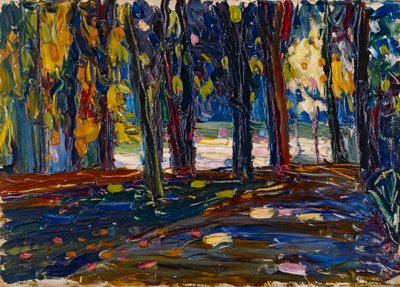 I parken St. Cloud - Høst II av Wassily Kandinsky