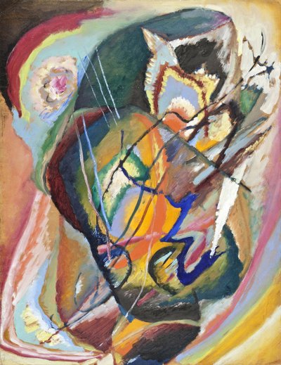 ""Improvisation Sans Tittare EEE"" (Uten tittel Improvisation EEE) av Painter Day Wassily Kandinsky (Au Wassily Kandinsky Au Kandinsky) av Wassily Kandinsky