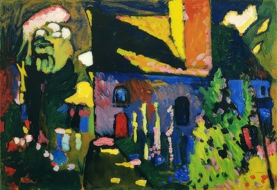 Kirke i Murnau. 1909 av Wassily Kandinsky