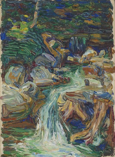 Kochel - Foss II av Wassily Kandinsky