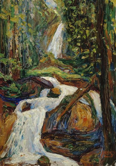 Kochel - Foss I av Wassily Kandinsky
