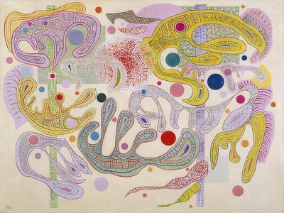 Lunefulle former (Formes capricieuses). 1937 av Wassily Kandinsky