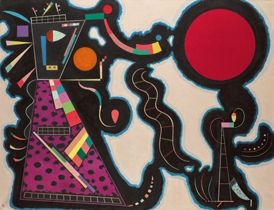 Den røde sirkel, 1939. av Wassily Kandinsky