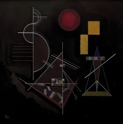Lett i tungt (lett i zwaar). 1929 av Wassily Kandinsky