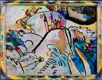 Med sol av Wassily Kandinsky