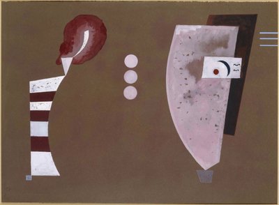 ""Mitten Kreise"" (sentrum av sirkelen) - maleri av Vassily Kandinsky (eller Wassily Kandinski eller Kandinskij av Wassily Kandinsky