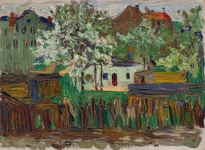 München. Rundt 1901-02 av Wassily Kandinsky