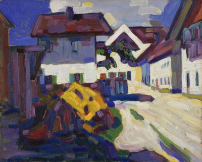 Murnau - Husgruppe av Wassily Kandinsky