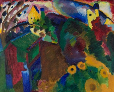 Murnau - Hage av Wassily Kandinsky