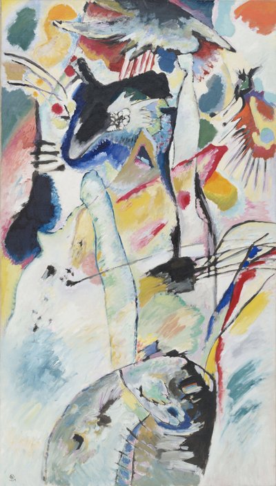 Panel for Edwin R Campbell N 3 - Maleri av Vassily Kandinsky (eller Wassily Kandinsky eller Kandinsky av Wassily Kandinsky