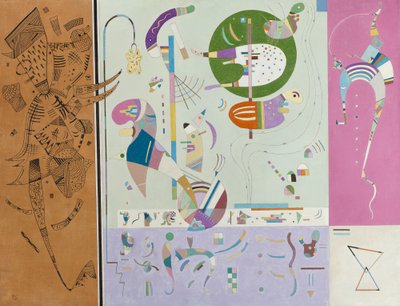 Partiene er forskjellige av Wassily Kandinsky