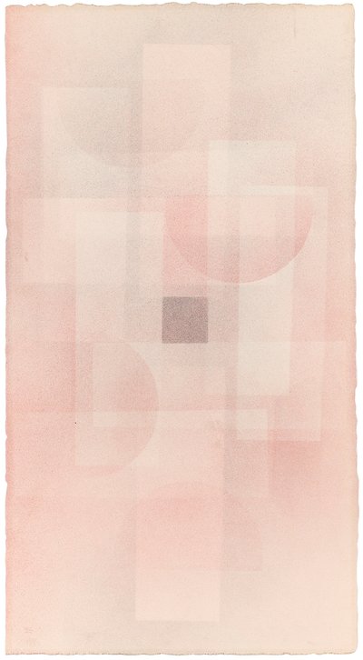 Quadrat im Nebel-plassen i tåken, 1932. av Wassily Kandinsky