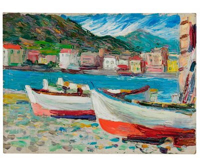 Rapallo, båter av Wassily Kandinsky