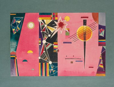 Rosenrød; Rått rosa av Wassily Kandinsky