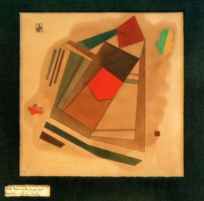 Rød på torget av Wassily Kandinsky