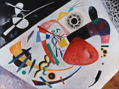 Rød flekk II av Wassily Kandinsky