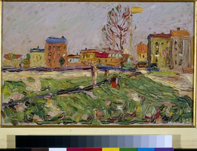 ""Schwabing, München"" Maleri av Vassily Kandinsky (eller Wassily Kandinsky eller Kandinskyj av Wassily Kandinsky