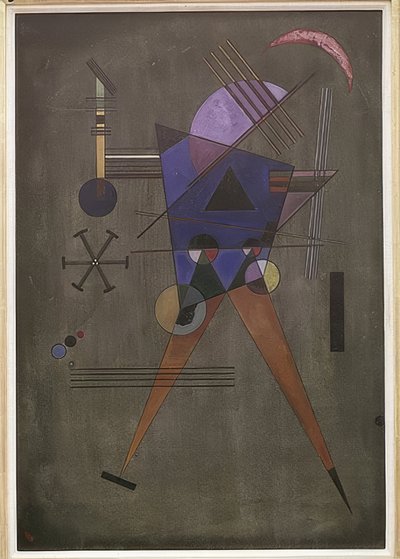 Svart trekant. 1925 av Wassily Kandinsky