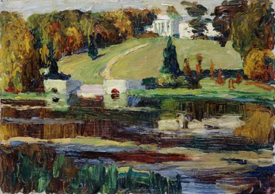 Skisse til Okhtyrka - Høst av Wassily Kandinsky