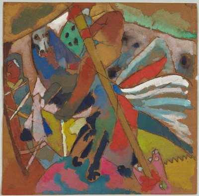 St. Georg II av Wassily Kandinsky