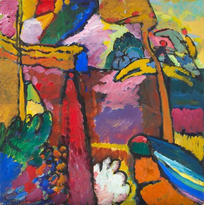 Studie for improvisasjon V av Wassily Kandinsky