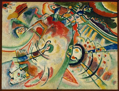 Den naive (olje på lerret) av Wassily Kandinsky