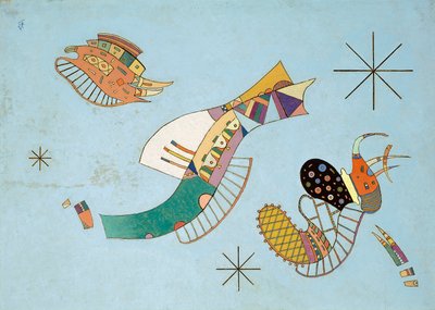 Tre stjerner av Wassily Kandinsky