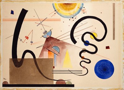 To bevegelser av Wassily Kandinsky