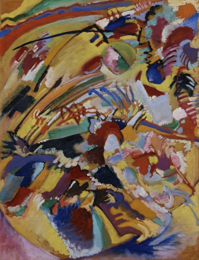Unbenannte improvisasjon I av Wassily Kandinsky