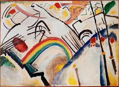 Uten tittel (olje på lerret) av Wassily Kandinsky
