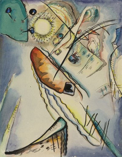 Uten tittel, 1916 av Wassily Kandinsky