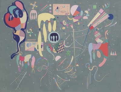 Ulike handlinger (Actions variées). 1941 av Wassily Kandinsky