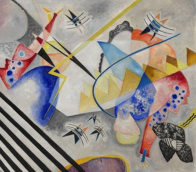 Hvit senter. 1921 av Wassily Kandinsky