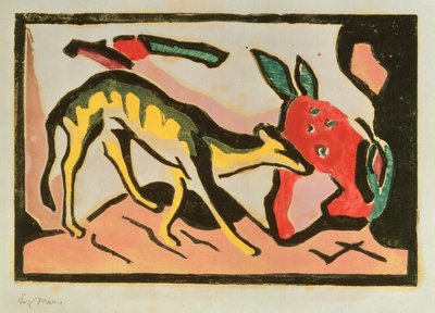 Den blå rytteren av Wassily & Marc Franz (1880 1916) Kandinsky