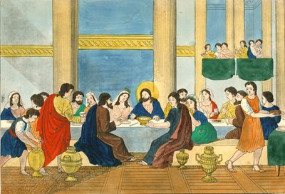 Vann til vin i Cana, 1800-tallet av Weenix