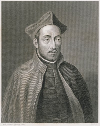 Ignatius de Loyola, gravert av W. Holl, fra World Religion, utgitt av A. Fullarton & Co. av Weirix