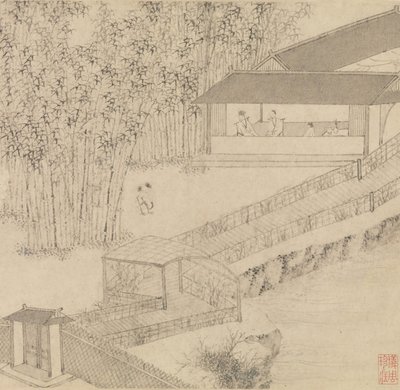 Garden of the Inept Administrator, 1551. av Wen Zhengming