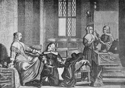 En dame som kjøper sko, c1650, 1903 av Wenceslaus Hollar