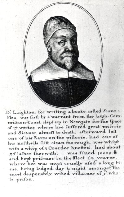 Alexander Leighton, ca. 1641 av Wenceslaus Hollar